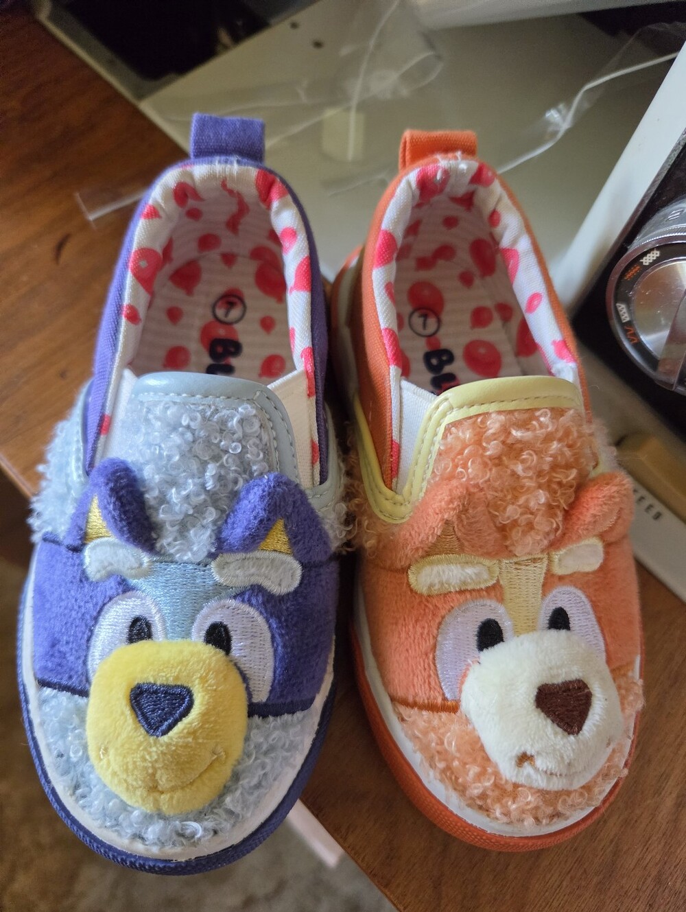 Bingo & Bluey Kids Slip-On Sneakers, Size 7, Toddlers